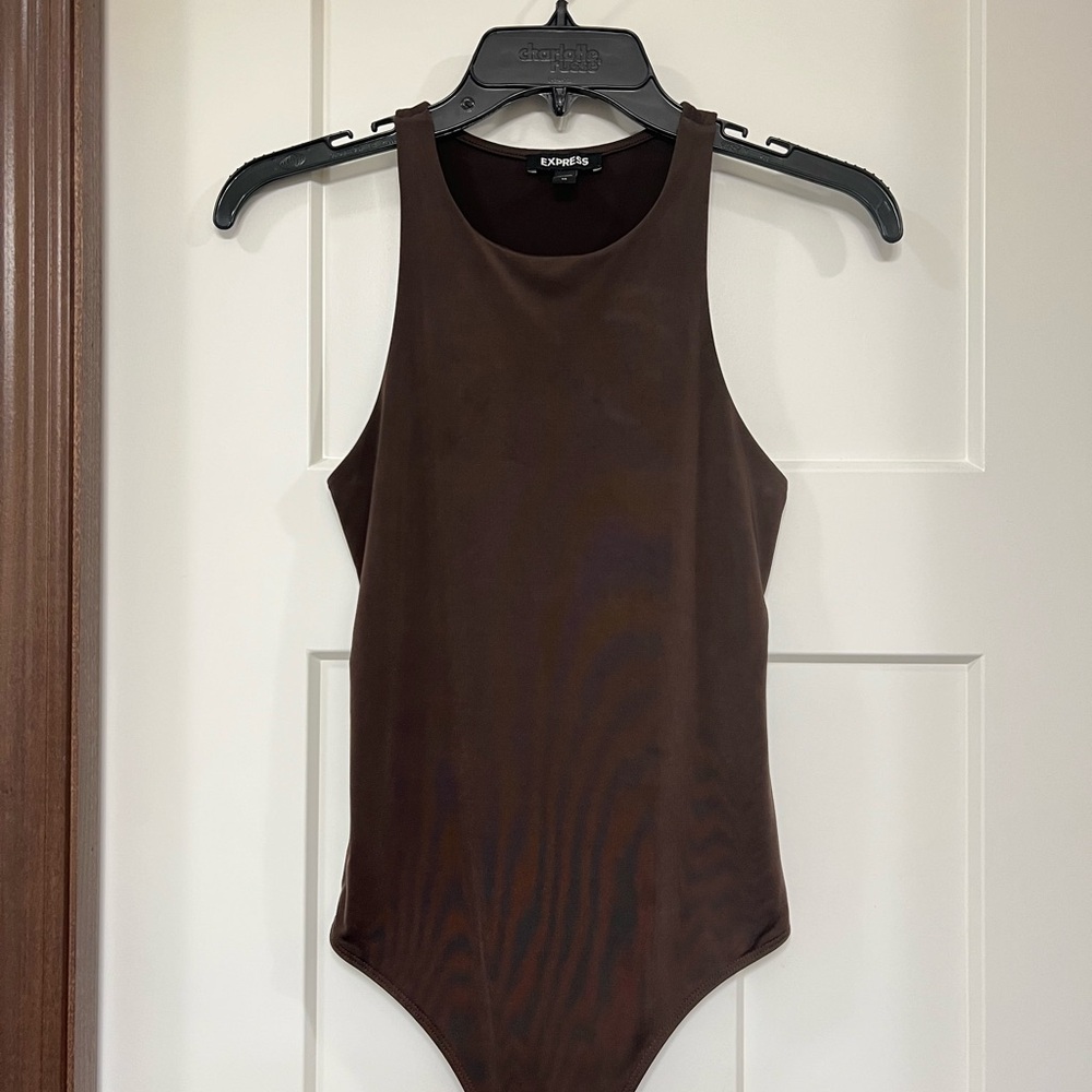 Express Chocolate Brown Bodysuit